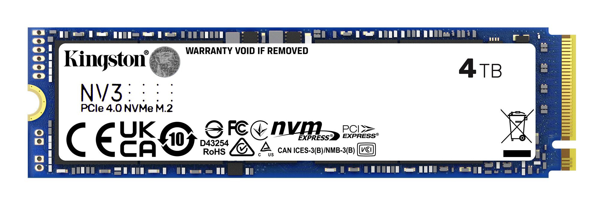 EAN 0740617346602 - Kingston Technology NV3 4 TB PCI Express 4.0 3D NAND imagen 3