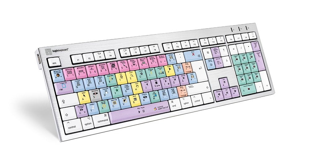 EAN 5707795015299 - Logickeyboard LKB-FCPX10-CWMU-DE teclado Oficina USB QWERTZ Alemán Multicolor imagen 1