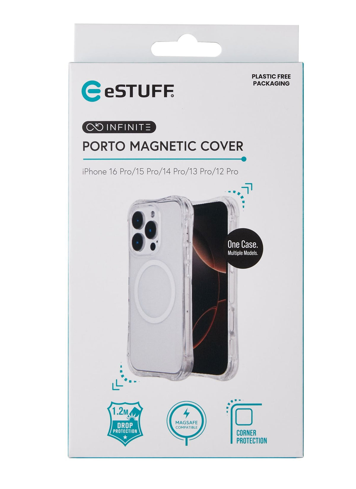 EAN 5715328303089 - eSTUFF INFINITE (GRS) PORTO iPhone 12 Pro - iPhone 16 Pro Clear Magnetic Cover funda para teléfono móvil imagen 7