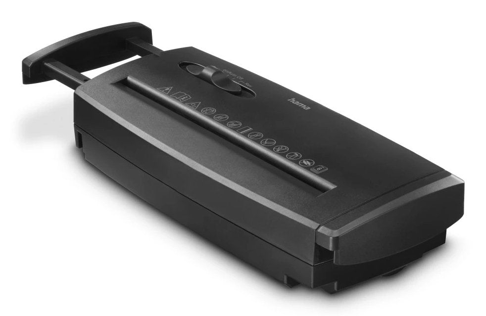 Hama Classic S60 Destructora De Papel Manual - Potencia 180w - Destruye Hasta 6 Hojas - Velocidad 3.8m/Min - Corte En