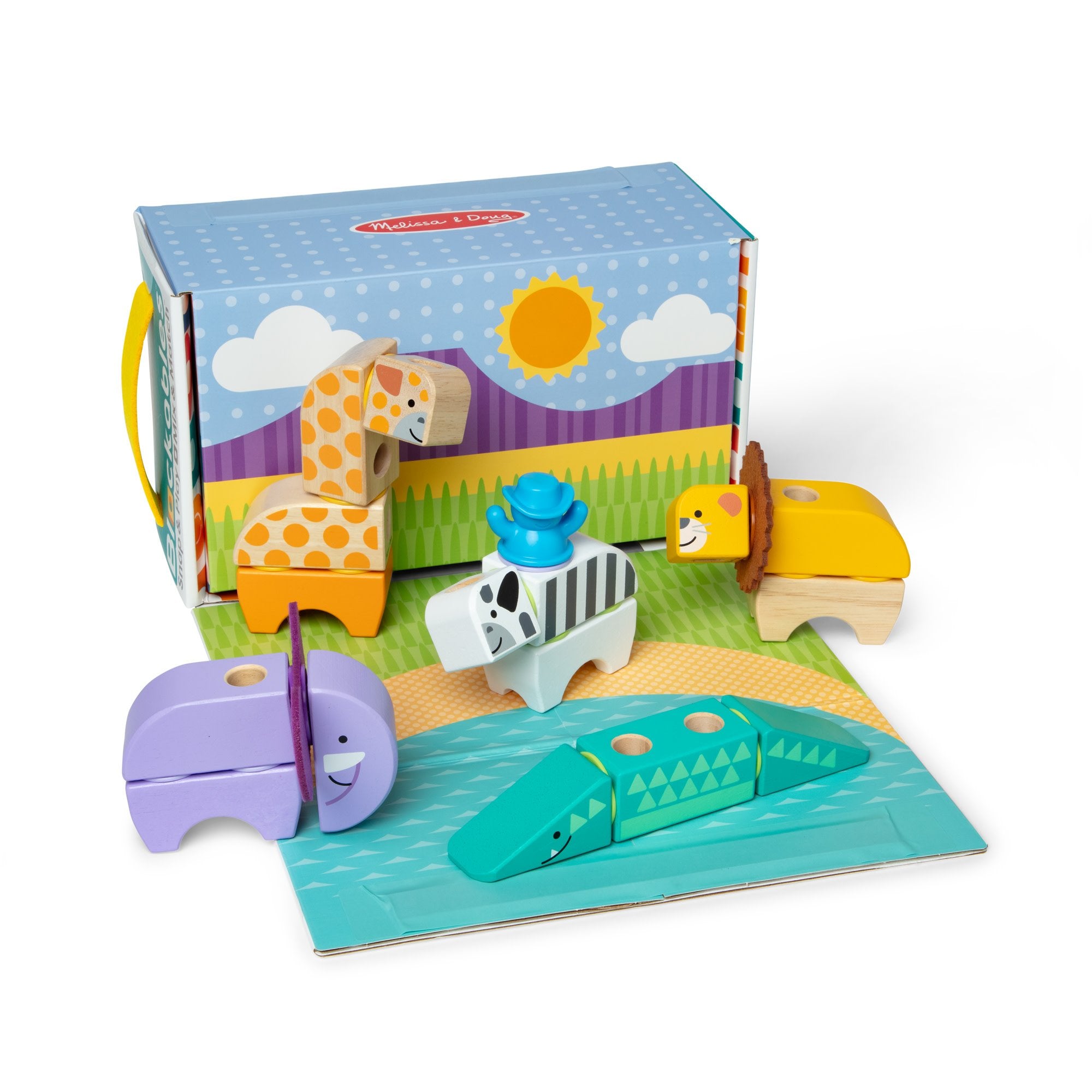 EAN 681147005549 - Melissa & Doug MDT BBN Blockables Safari Plyst GML imagen 1