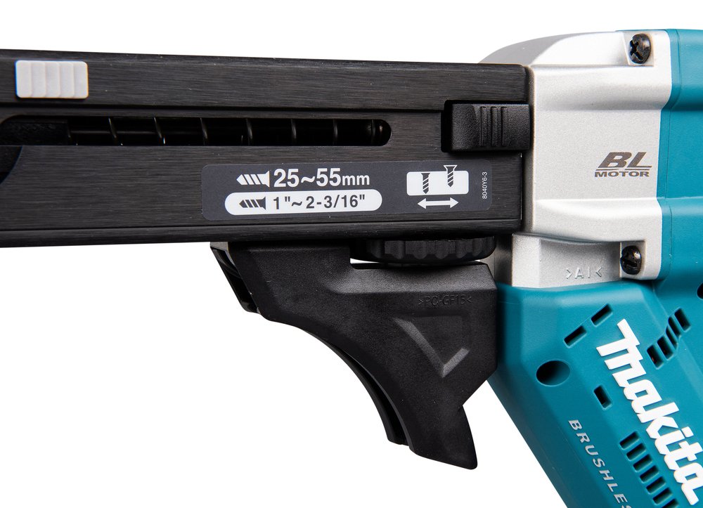 Destornillador De Cargador Inalámbrico Makita Dfr551z, 18 Voltios Negro/Azul, Sin Batería Ni Cargador