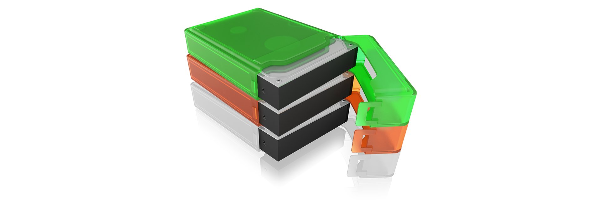 Icy Box Ib-Ac602b Juego De Fundas De Protección 6 Piezas Para Hdd De 3,5 Pulgadas