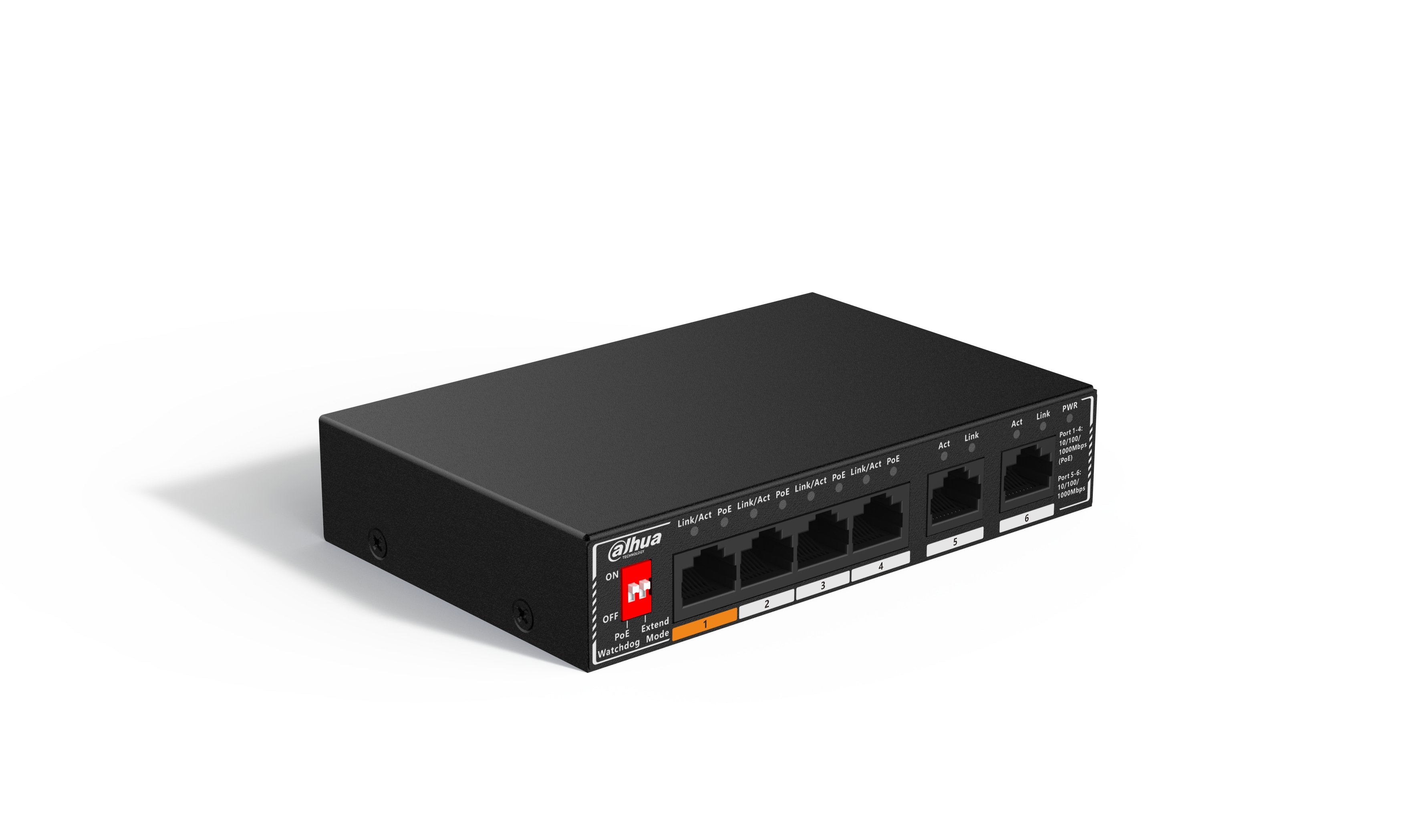 EAN 6923172571441 - Dahua Technology PoE SG1006P No administrado Gigabit Ethernet (10/100/1000) Energía sobre Ethernet (PoE) imagen 1