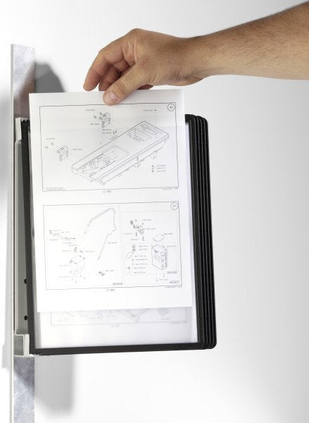 EAN 4005546506517 - Durable Vario magnet wall 5 soporte para mostrar documentos Pared Retrato A4 imagen 4