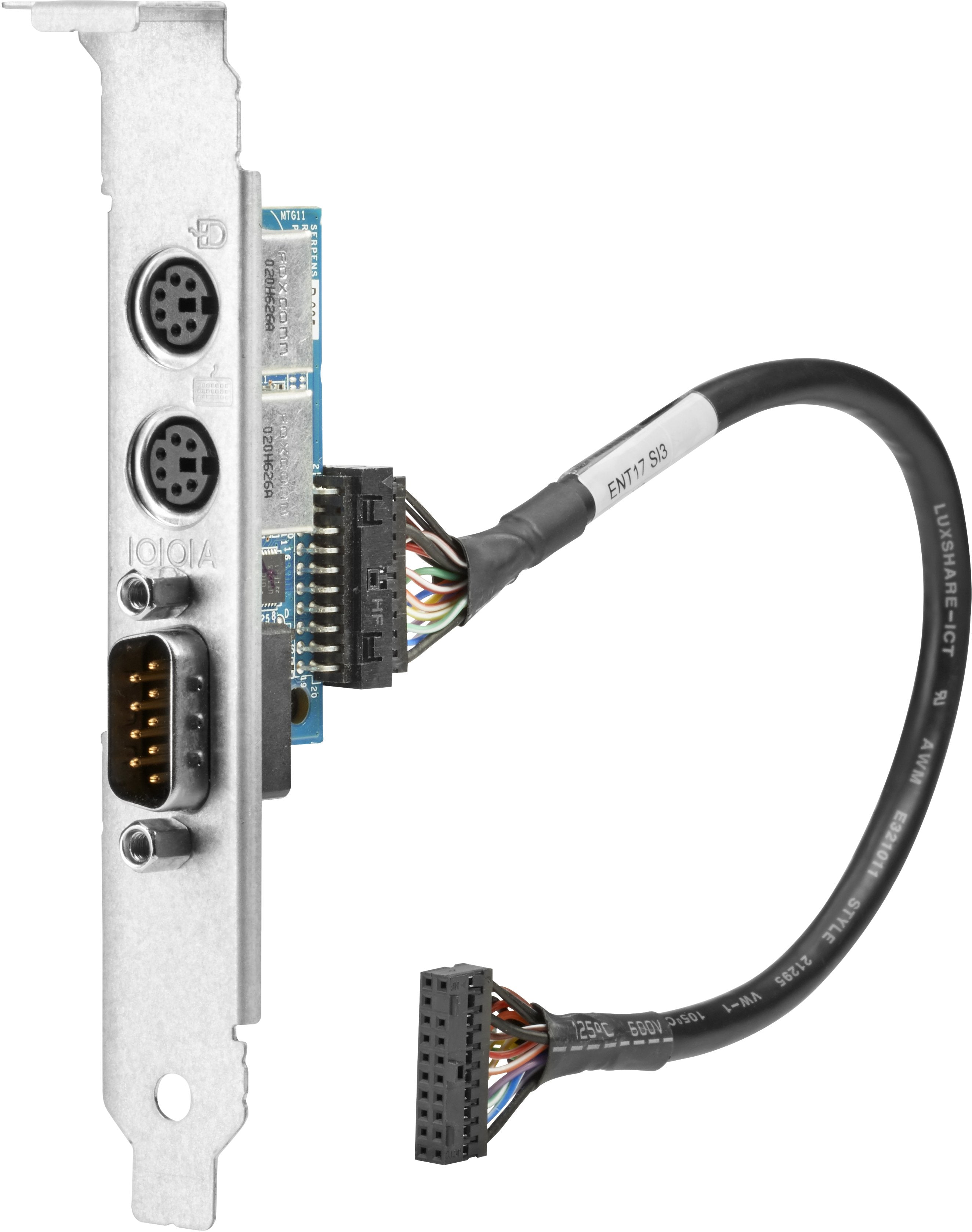 Hpadaptador De Puerto En Serie/Ps/2pcieserie X 1 + Teclado De Ps/2 X 1 + Ratn De Ps/2 X 1para Elitedesk 705 G4, 800 G3, Prodesk 400 G3, 400 G4, 600 G3