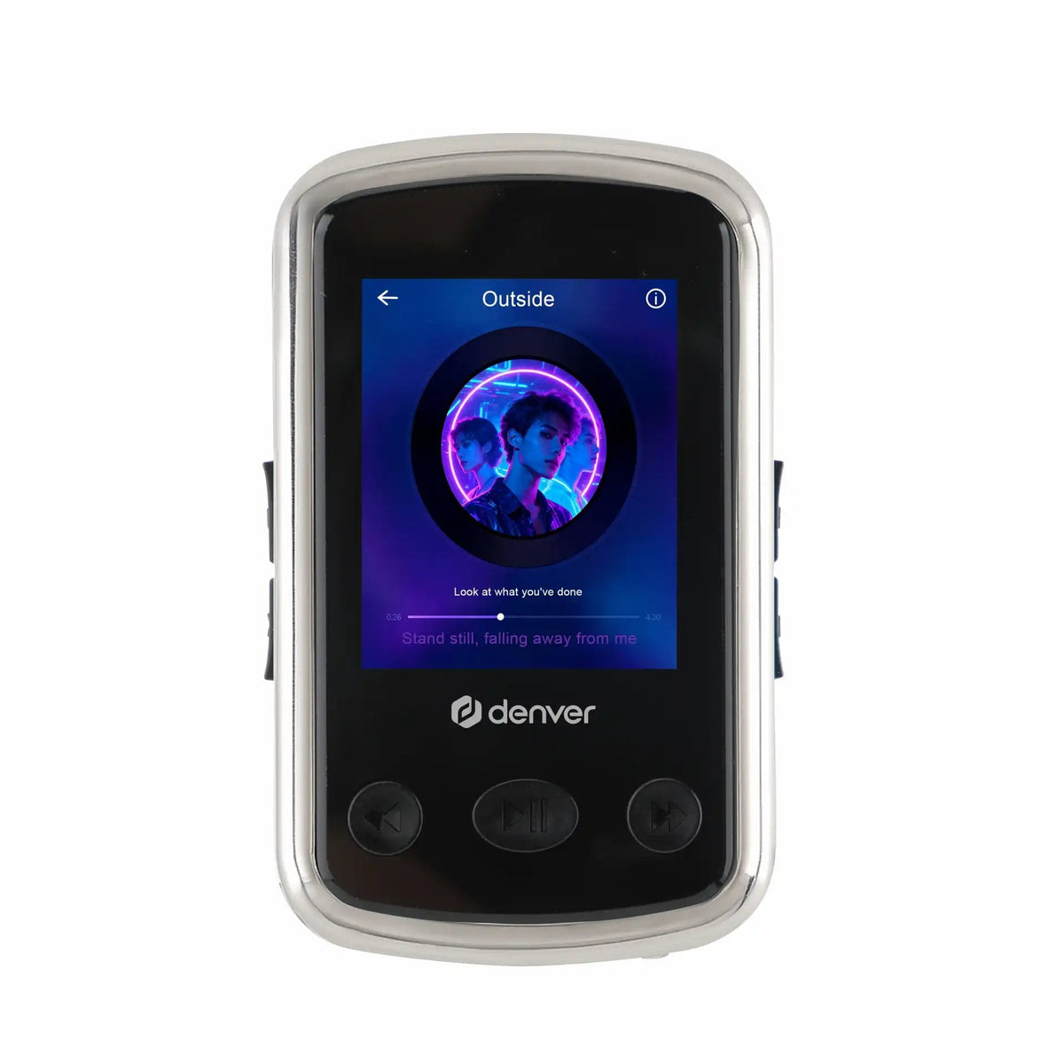 Denver Mps-320b Negro Reproductor Mp3 Acoplable Con 32 Gb De Almacenamiento Y Bluetooth