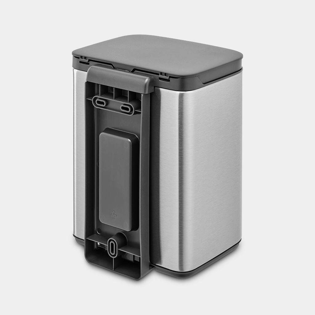 EAN 8710755222849 - Brabantia Bo Waste Bin 4 L Rectangular Acero Negro, Acero imagen 5