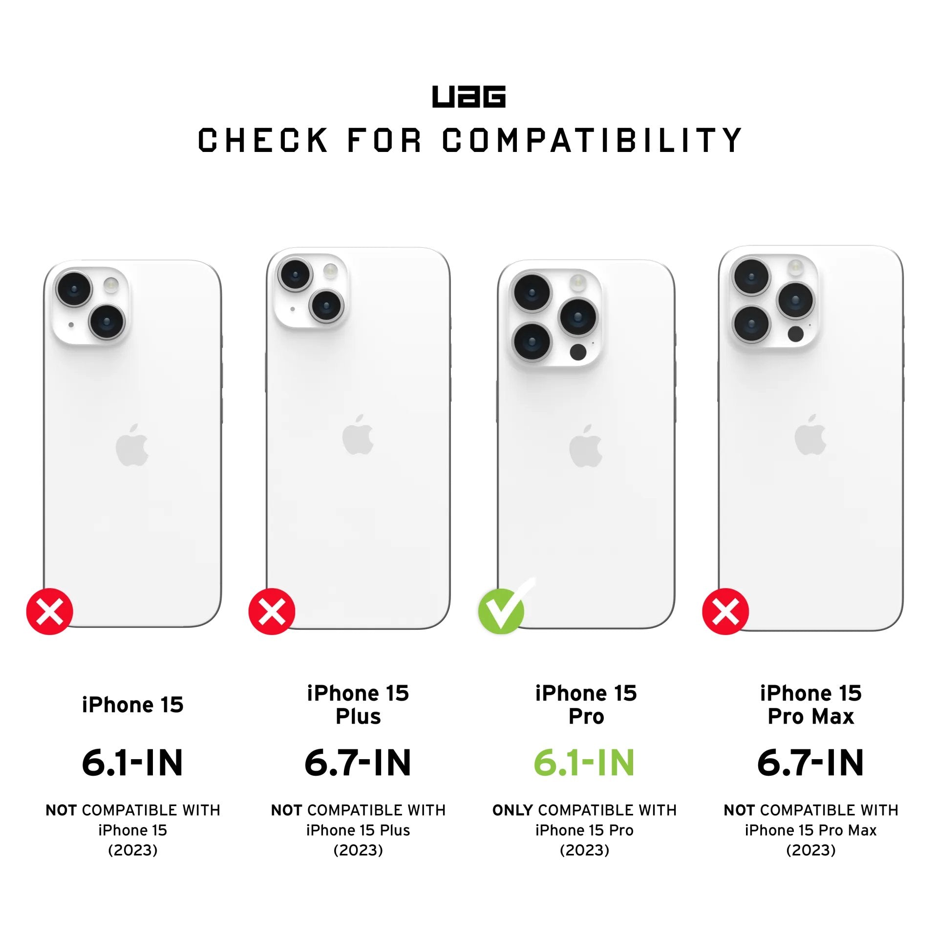 Urban Armor Gear Plyo Magsafe Funda Para Iphone 15 Pro (6.1") Oro Rosa, Transparente