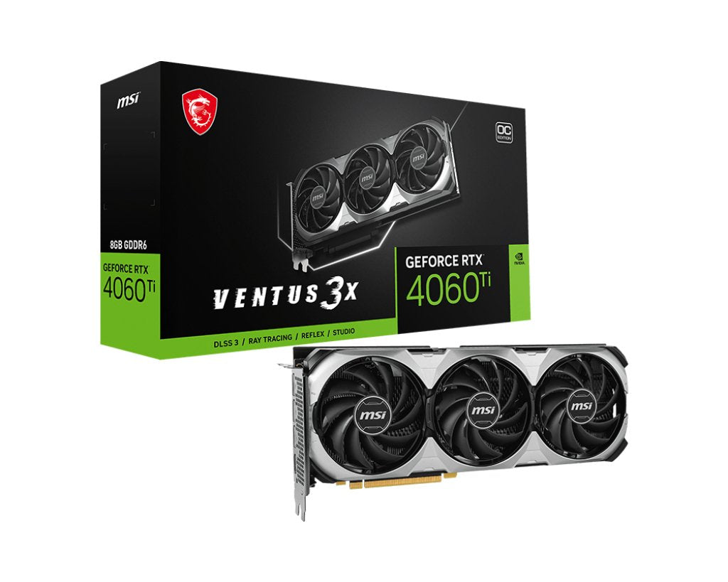 Vga Msi Geforce® Rtx 4060 Ti 8gb Ventus 3x E Oc