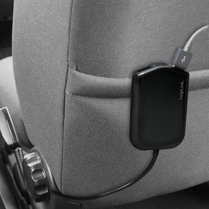 Logilink Usb Car Charger, 2+2 Port, 24w, Negro