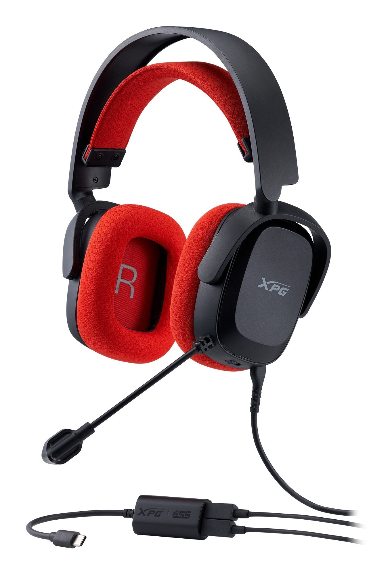 EAN 4711085946690 - XPG PRECOG STUDIO Auriculares Alámbrico Diadema Juego USB Tipo C Negro, Rojo imagen 9