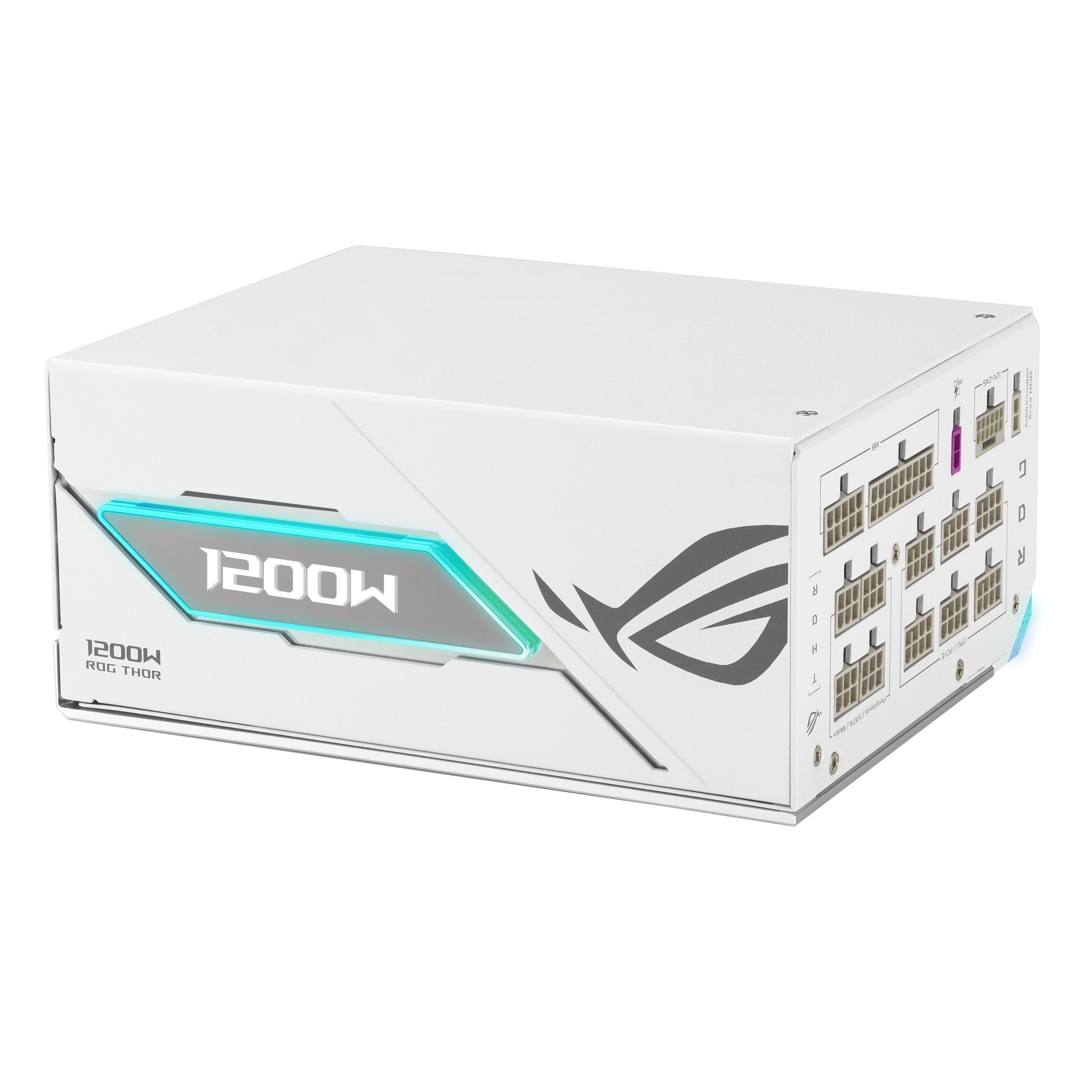 EAN 4711636125420 - ASUS ROG -THOR-1200P3-WHITE-GAMING unidad de fuente de alimentación 1200 W 20+4 pin ATX ATX Blanco imagen 7