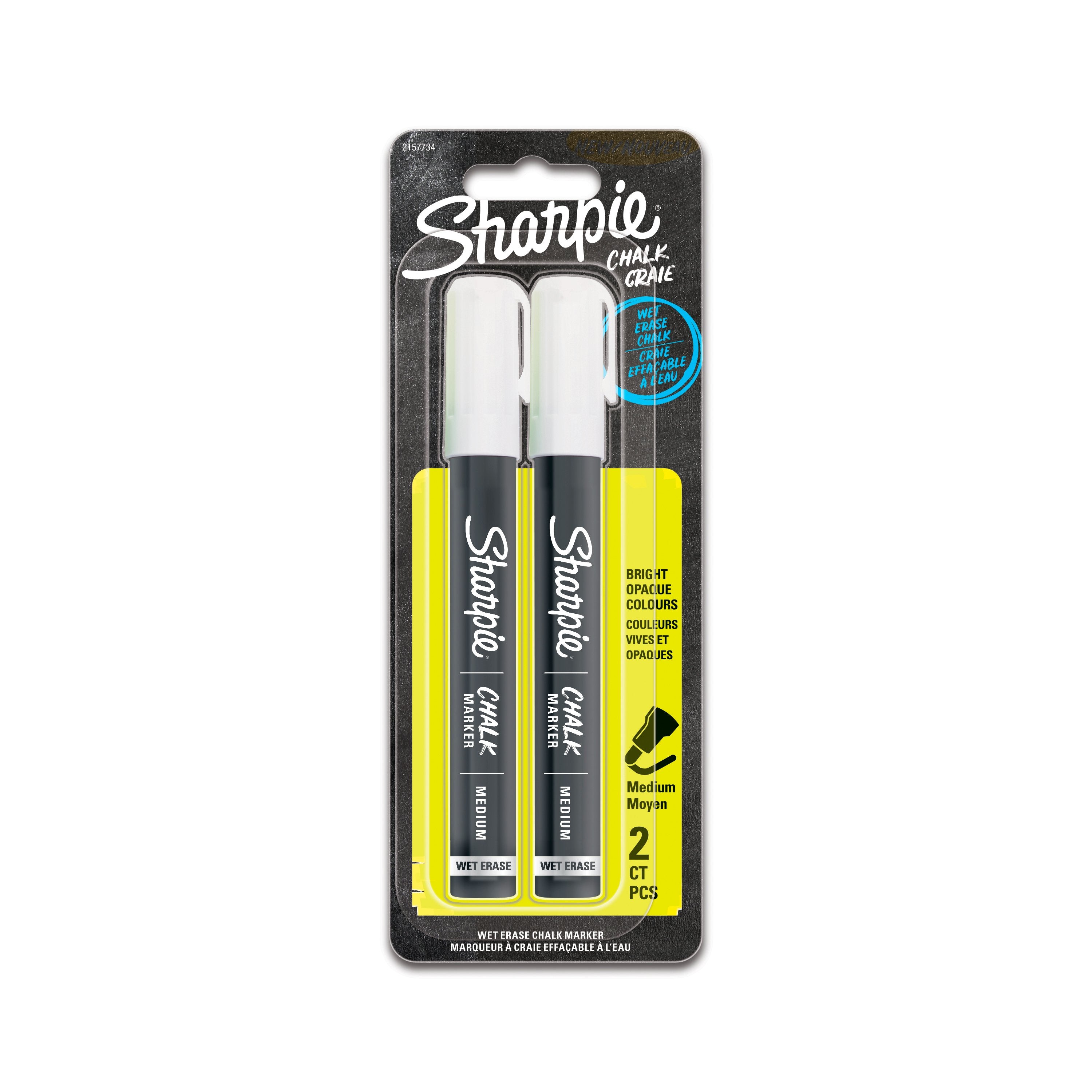 EAN 3026981577345 - Sharpie 2157734 marcador de tiza Bala Blanco 2 pieza(s) imagen 1