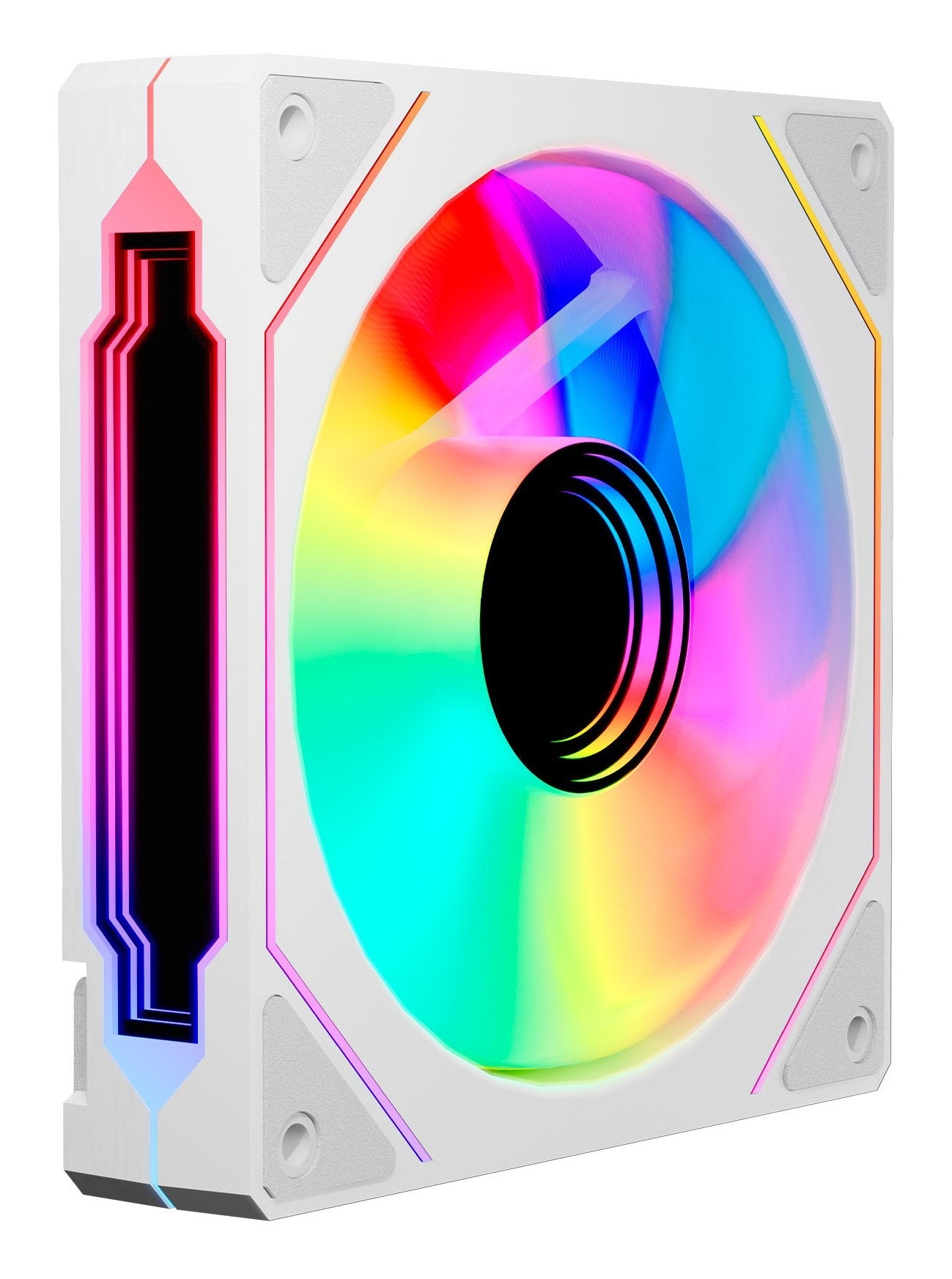 Ventilador Interno Abysm Arclight 3.0 Argb White Pwm