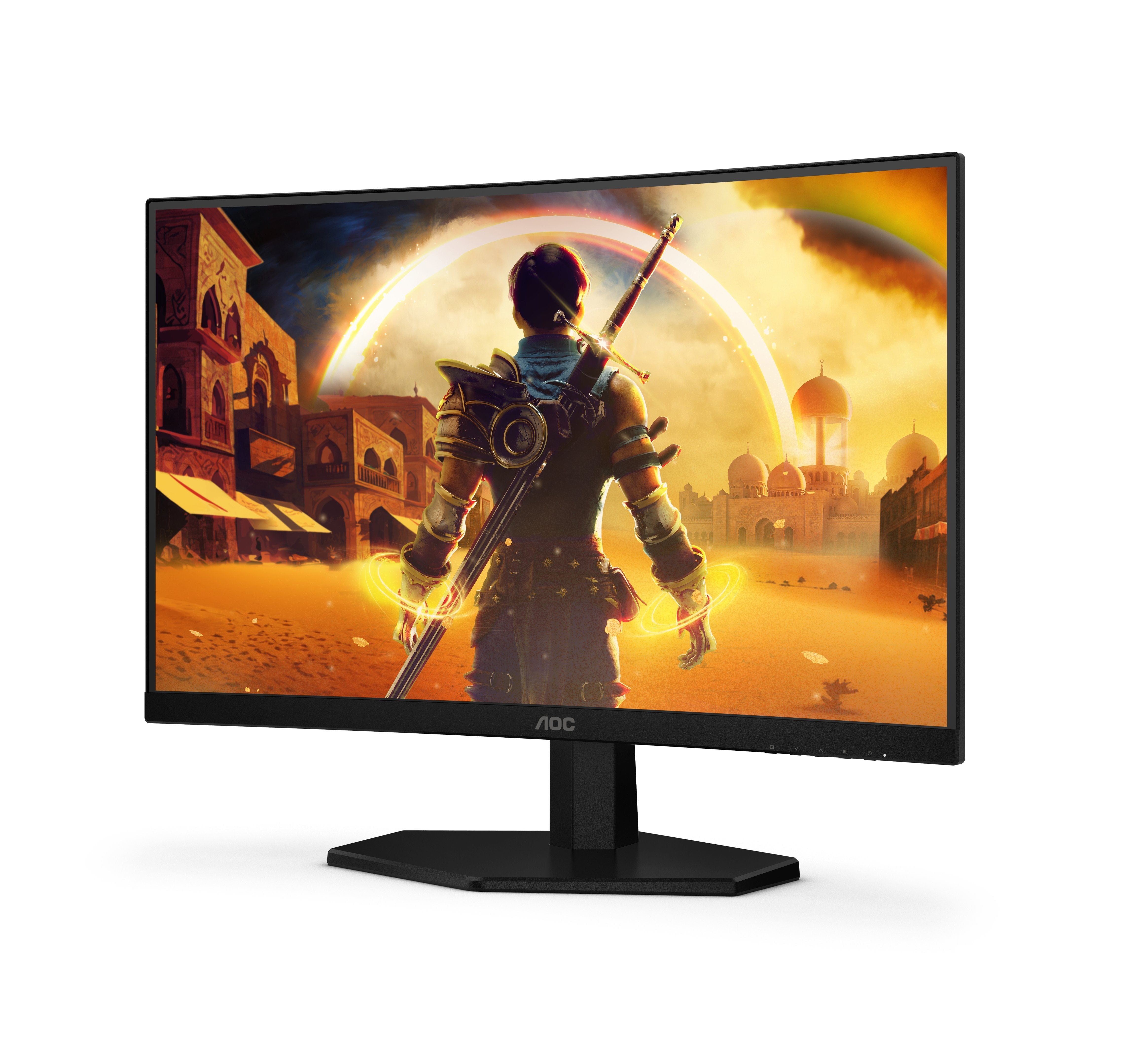 Monitor Aoc G4 C24g42e (23.6") 1920 X 1080 Pixeles Full Hd Led Negro, Rojo