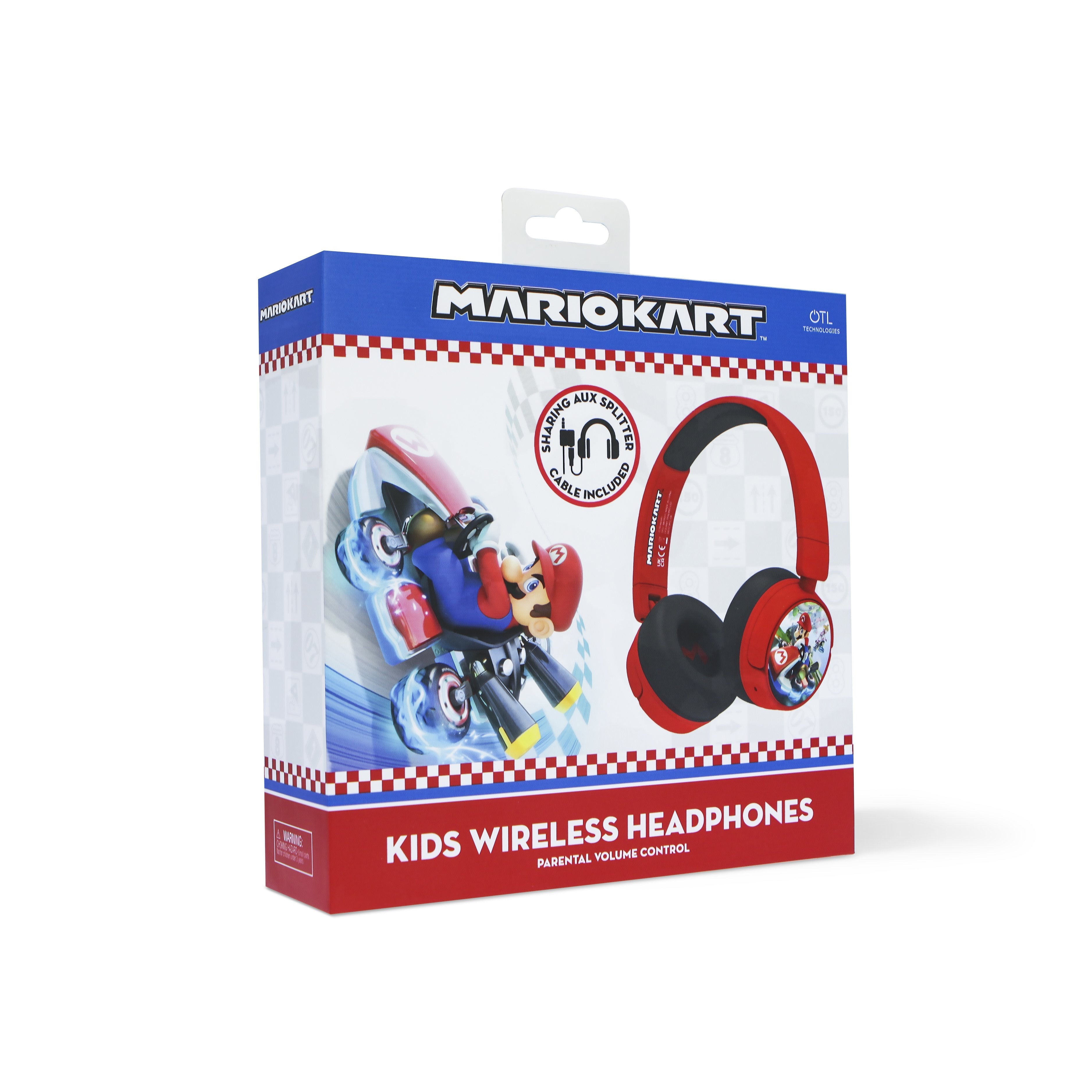 Auriculares Inalámbricos Para Niños - Mario Kart
