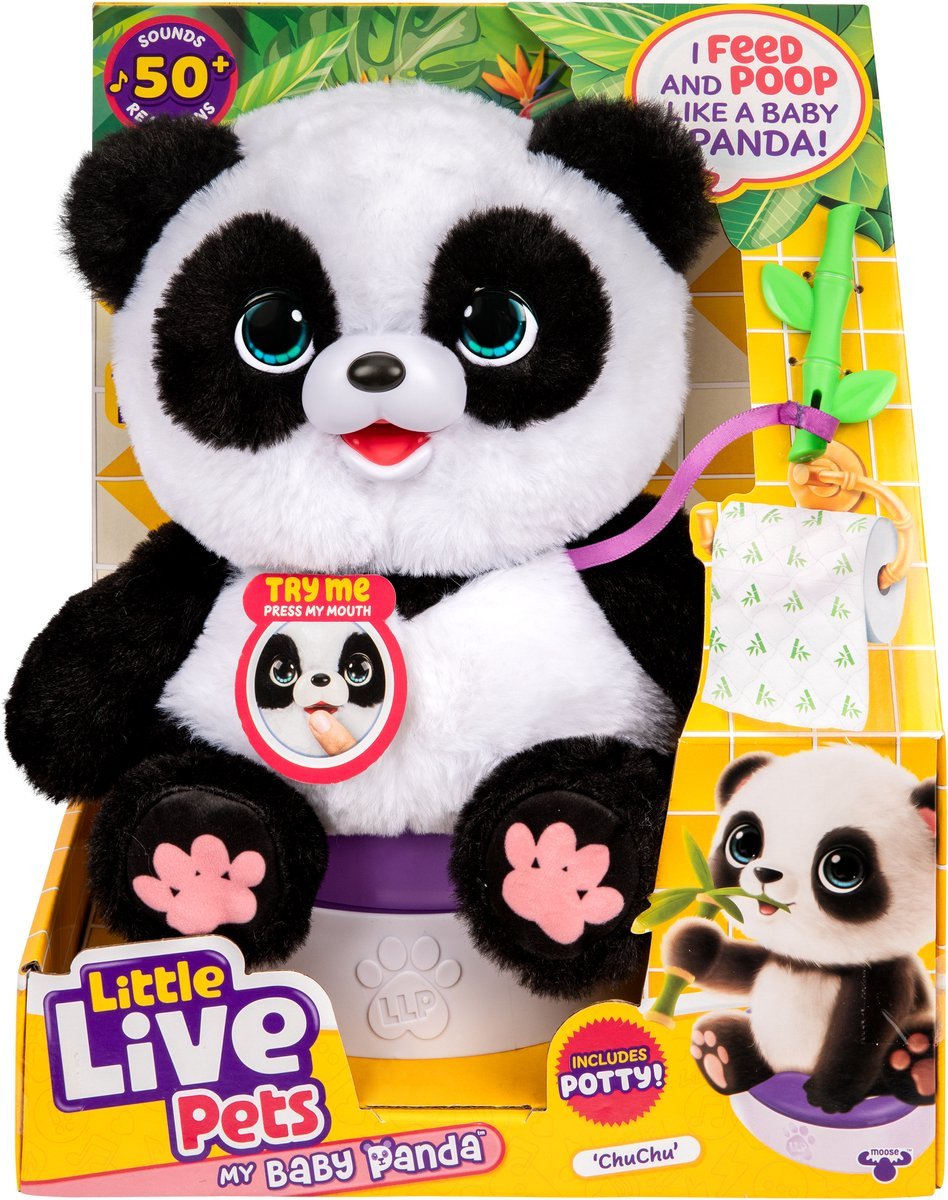 Moose Toys Little Live Pets - Mi Bebé Panda, Peluche 26676