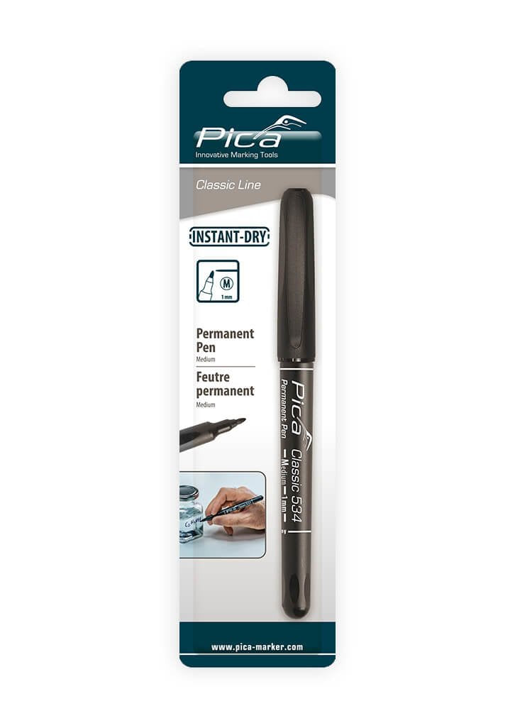 EAN 4260056155079 - Pica-Marker 534/46 marcador permanente Punta redonda/fina Negro 1 pieza(s) imagen 2