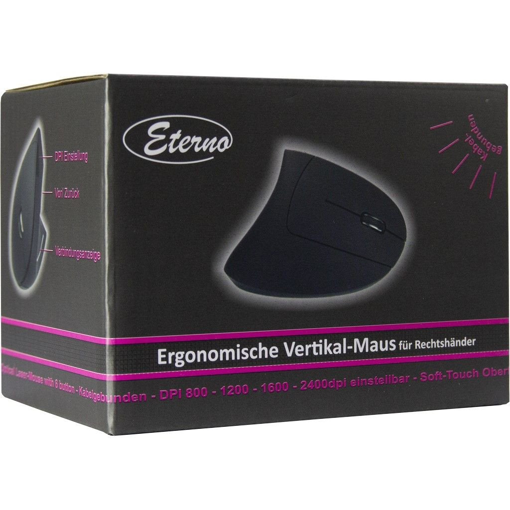 EAN 4260455644877 - Inter-Tech KM-206WR ratón Oficina mano derecha USB tipo A Óptico 2400 DPI imagen 5