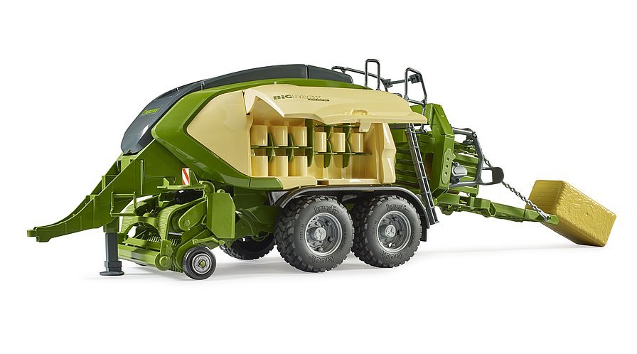 Bruder Krone Big Pack 1290hdp Vc, Verde, Con 2 Pacas Cuadradas 2033