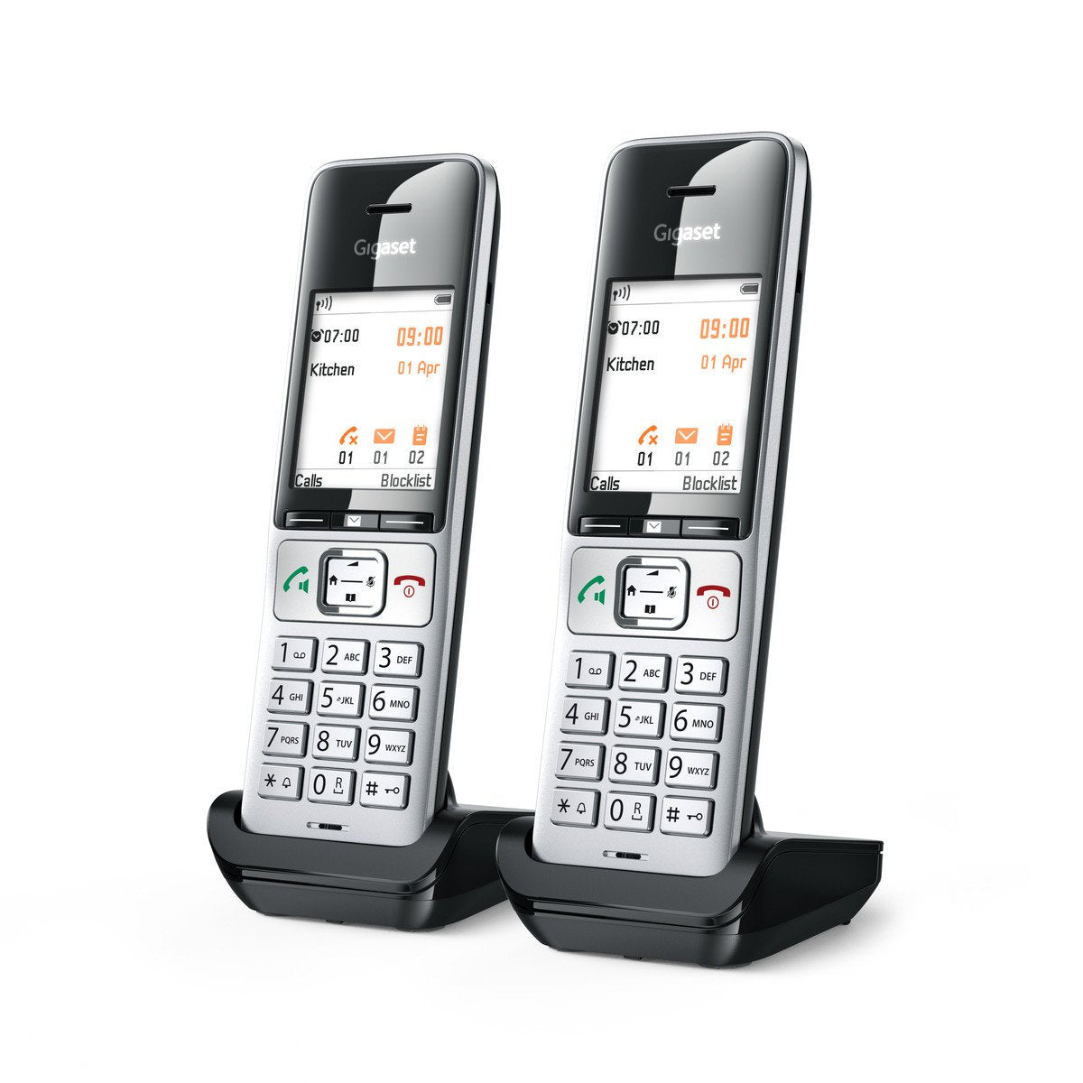 Telefono Gigaset Comfort 500hx Duo Silver-Black