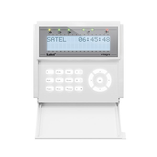 Keypad Lcd /Integra White/Int-Klcd-W Satel