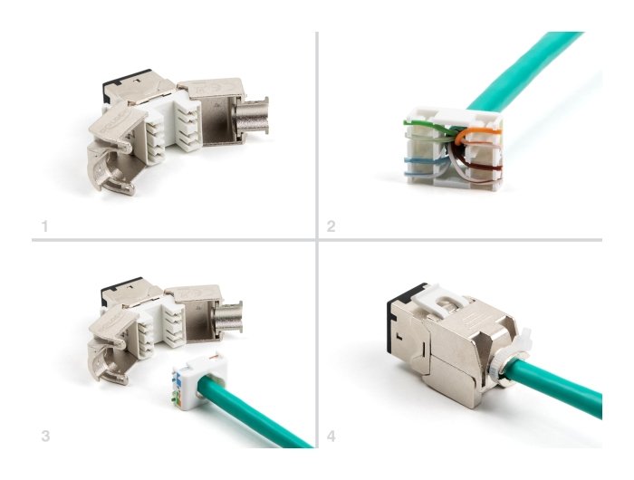 Delock Keystone Modulo Rj45 Hembra A Lsa Cat.6a