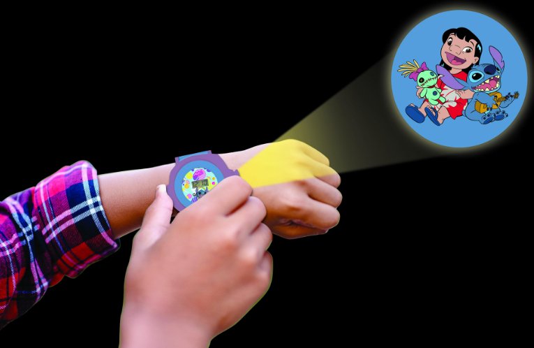 Reloj Proyector Digital Stitch Disney