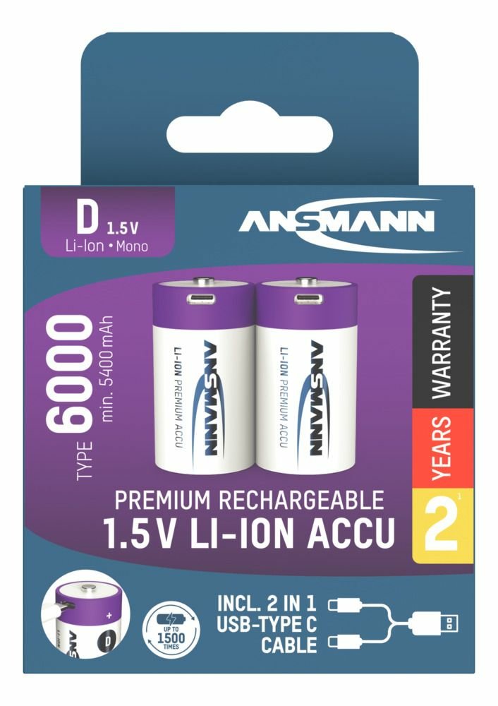 EAN 4013674193998 - Ansmann 1314-0005 pila doméstica Batería recargable D Ión de litio imagen 19