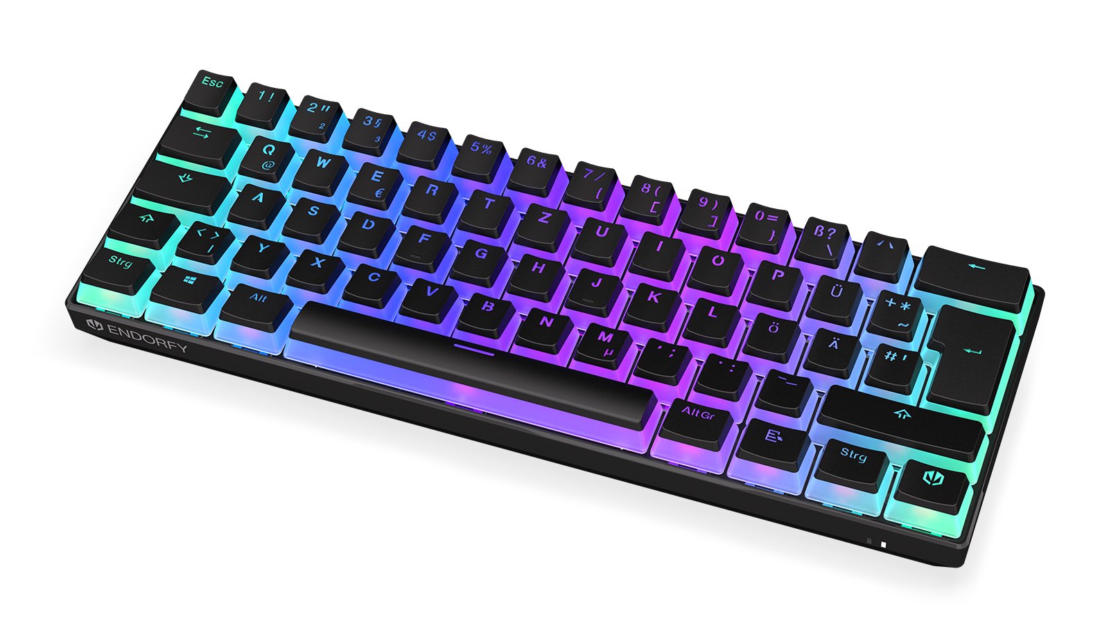 EAN 5903018666884 - ENDORFY Thock Compact teclado Juego RF inalámbrica + USB QWERTZ Alemán Negro imagen 1