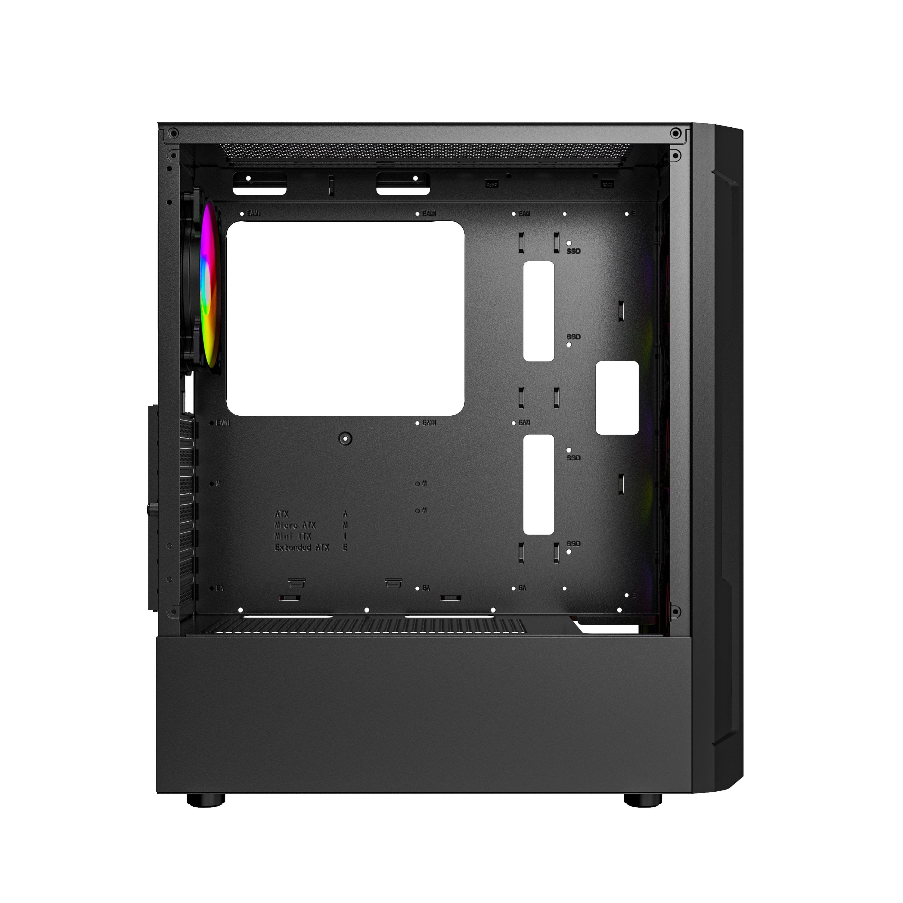 EAN 8716309127479 - Gembird Fornax 400X Midi Tower Negro imagen 8