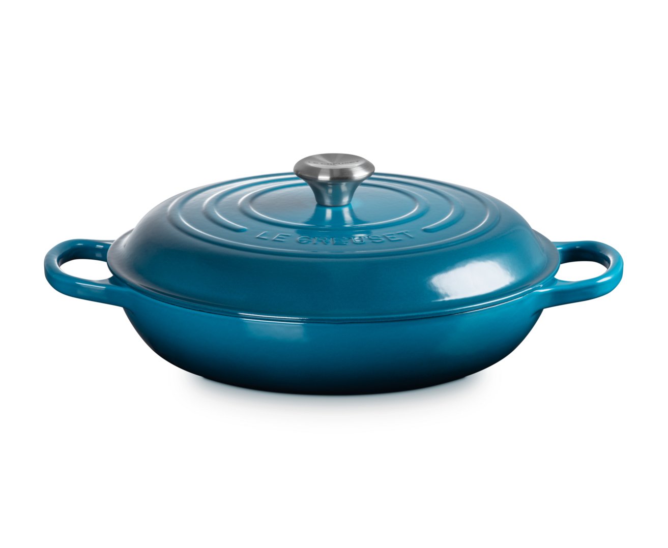 Le Creuset Signature Shallow Casserole Round 30cm Deep Teal (21180306422430)