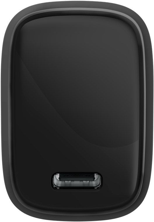 Cargador 20w Usb 1 Puert. Usb-C Negro Gan Fc Pd Salida Lateral Goobay