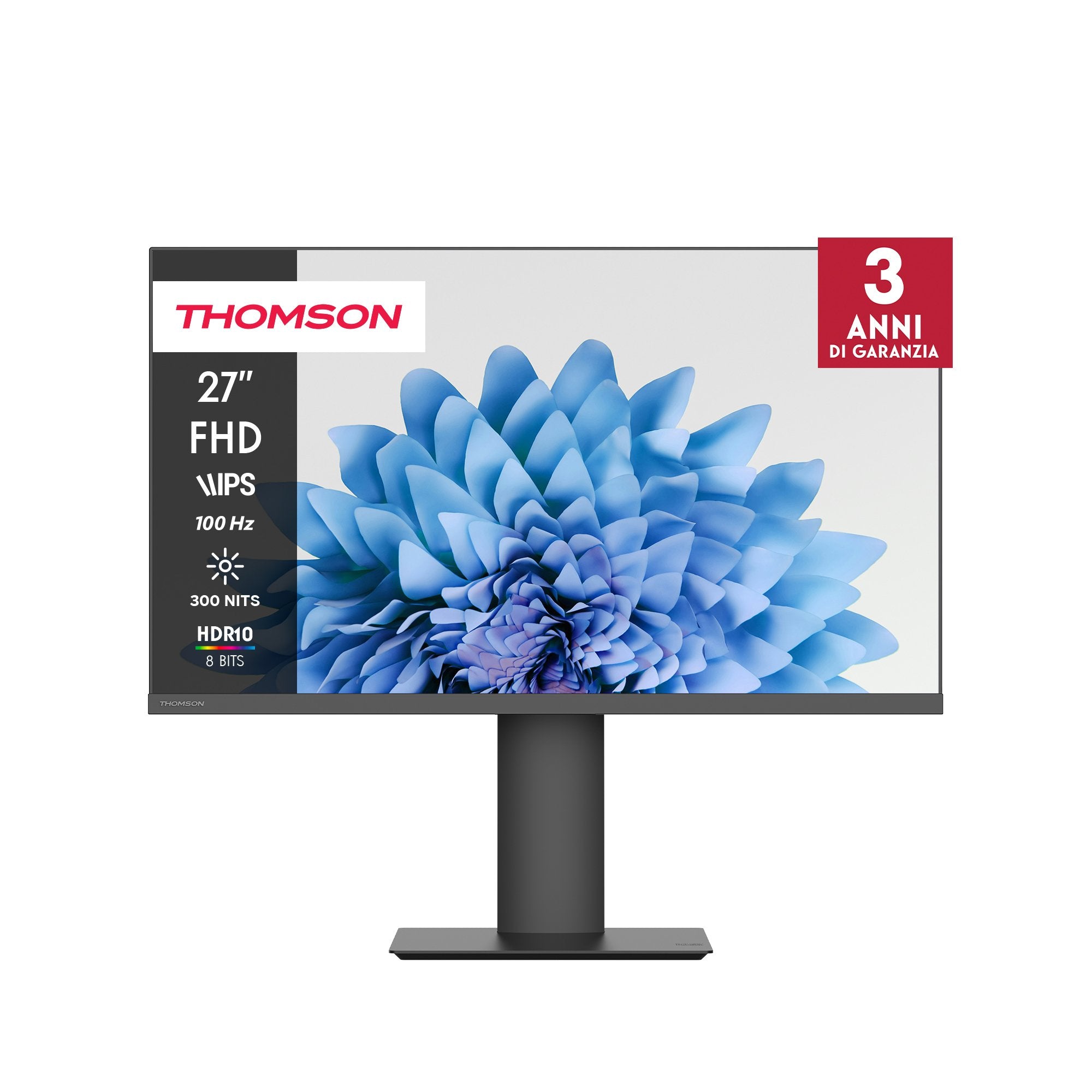 Monitor Thomson Studio Business 27"Fhd 1920x1080 100hz 5ms 1*Hdmi Negro