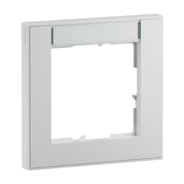 Legrand 765891 Seano+1-Fach Rahmen M.Beschriftungsfeld Farbausfhrung