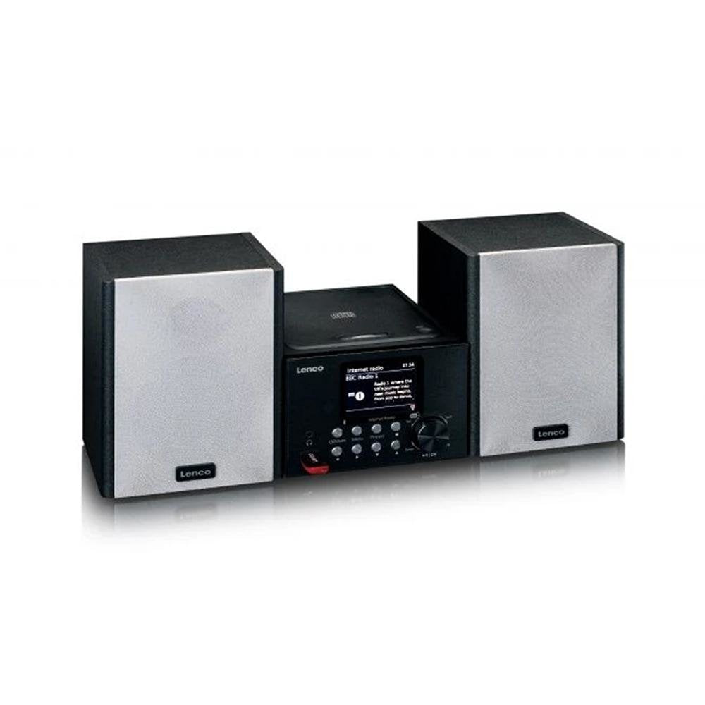 Lenco Mc-250, Minicadena De Música Para Uso Doméstico, Negro, 1 Cubierta(S), 24 W, Dab+,Fm, Tft
