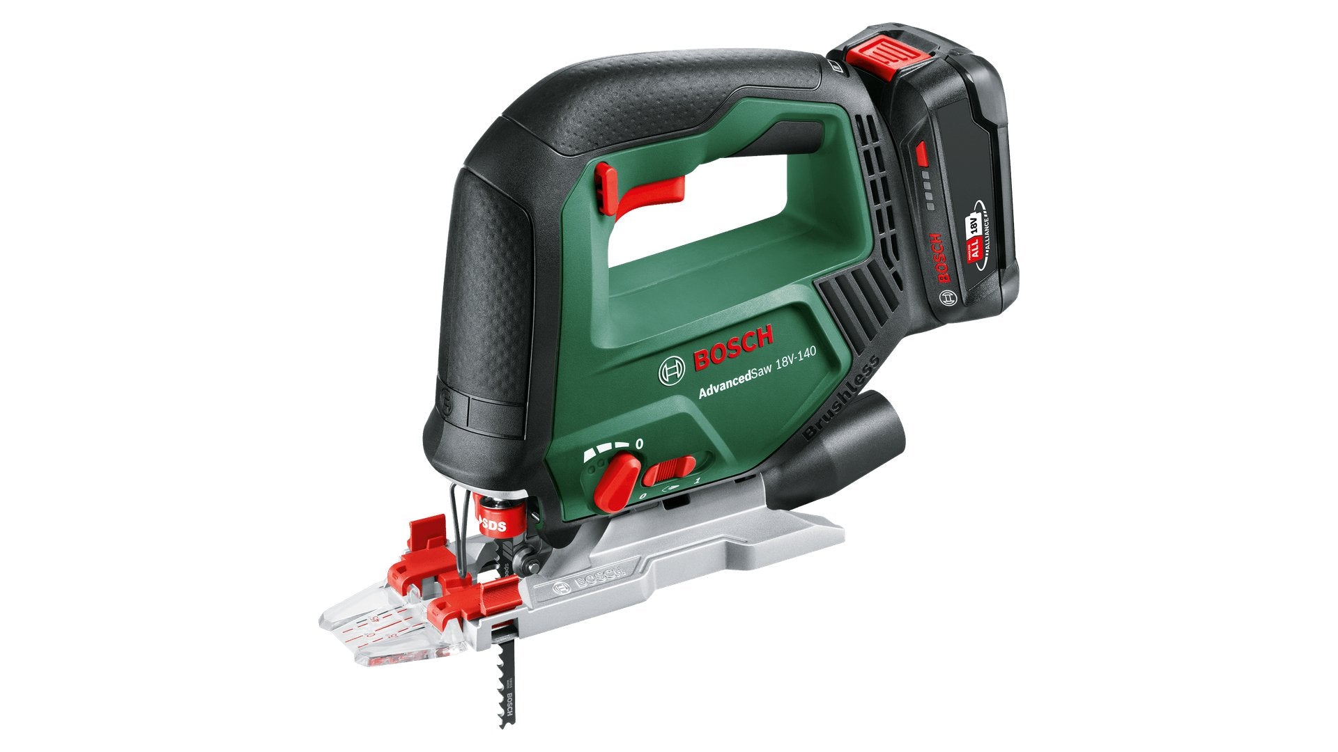 EAN 4053423251838 - Bosch AdvancedSaw 18V-140 power jigsaws 3000 spm 1,6 kg imagen 1