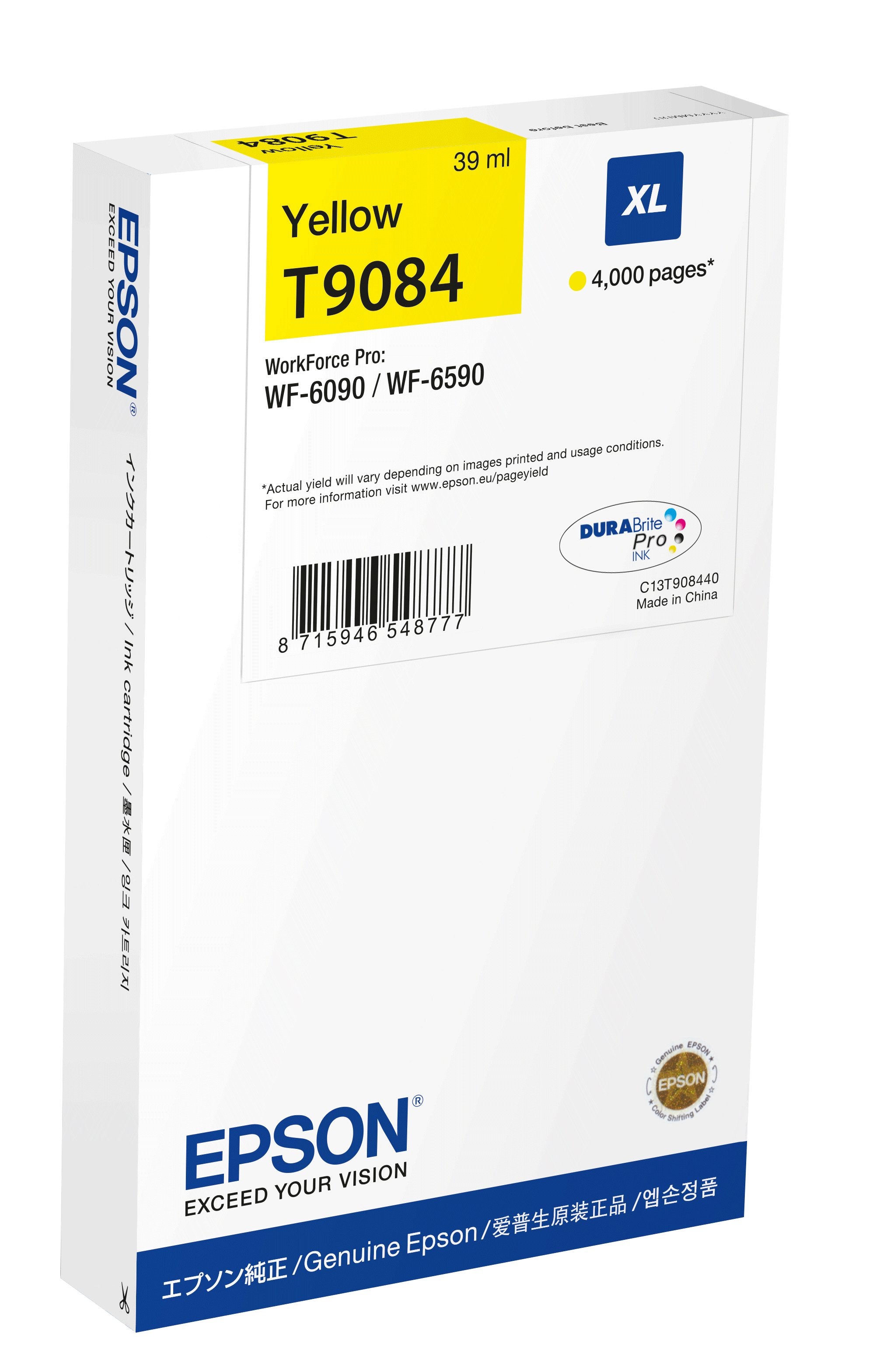 EAN 8715946548777 - Epson T9084 cartucho de tinta 1 pieza(s) Original imagen 1