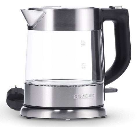 EAN 4008146027413 - Severin WK 3468 tetera eléctrica 1 L 2200 W Negro, Acero inoxidable, Transparente imagen 7