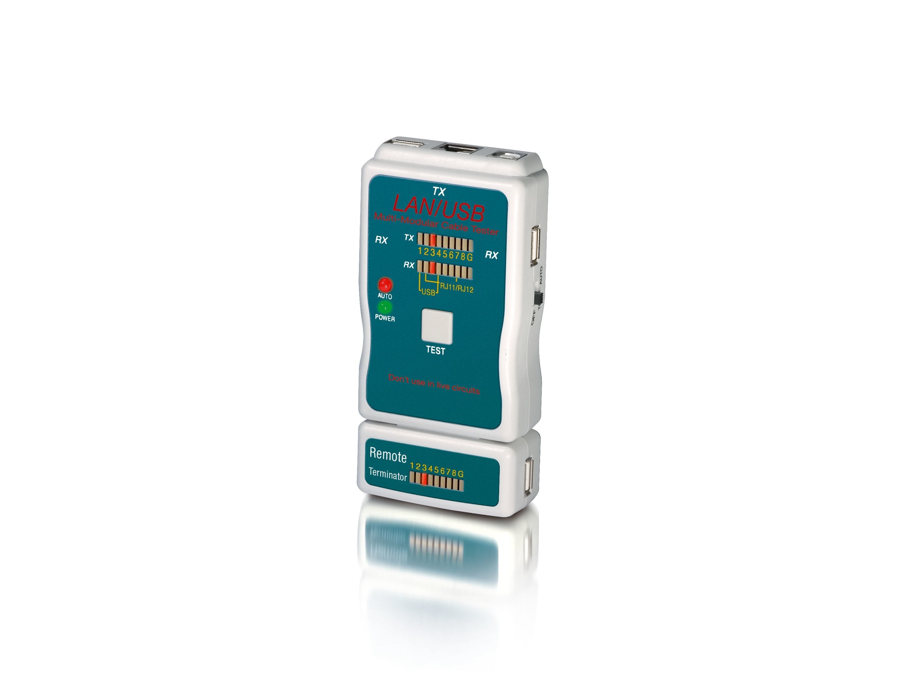 Equip Tester Para Cables Lan Y Usb Con Unidad Remota 129964