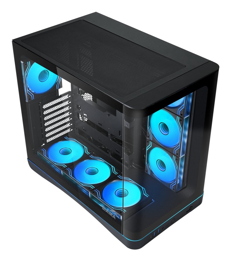 Sama V62 Atx Mid-Tower Atx Pc Case Black Retail