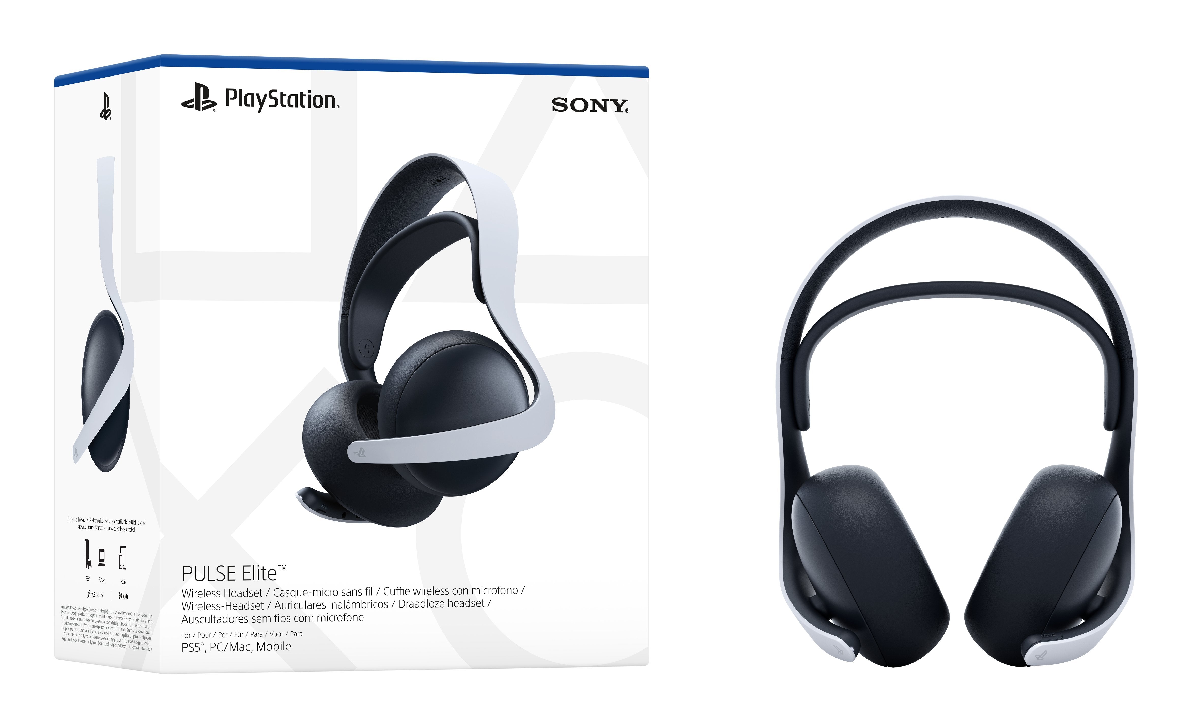 EAN 711719598558 - Sony PULSE Elite Auriculares Inalámbrico y alámbrico Diadema Juego Bluetooth Base de carga Negro, Blanco imagen 7