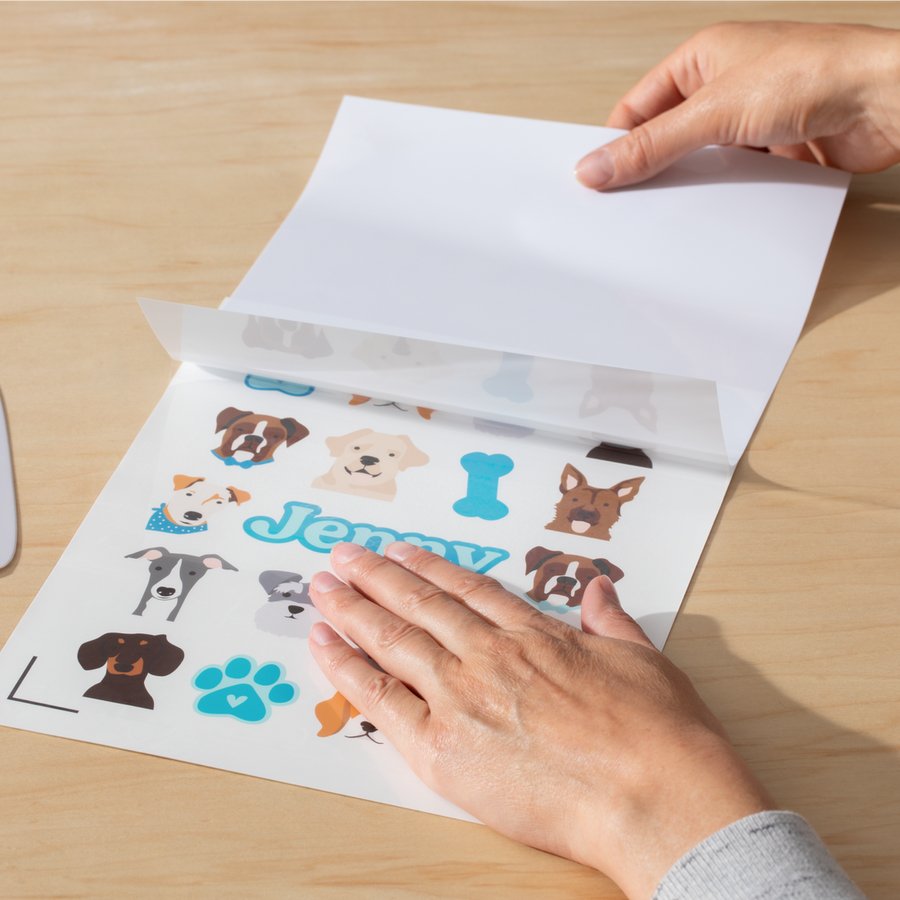 EAN 0093573545719 - Cricut Printable Waterproof Sticker Set Lámina de vinilo de transferencia térmica Vinilo de termotransfer imagen 4