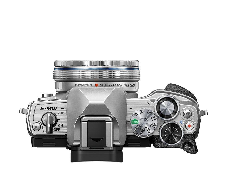 Olympus Om-D E-M10 Mark Iv Kit + 14-42 Pancake Zoom Silver