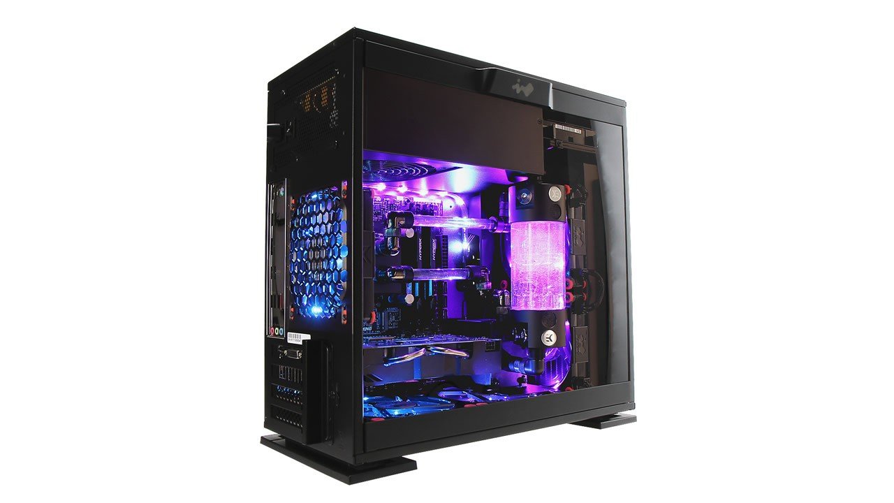 Caja Pc In Win Torre Micro Atx C 301 Negro Detalle Frontal Rojo/Lateral Cristal Templado 3mm 1acfai--000050