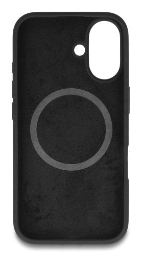 Schutzhülle Für Iphone 16 Kompatibel Mit Magsafe Aus Soft-Touch Silikon Schwarz
