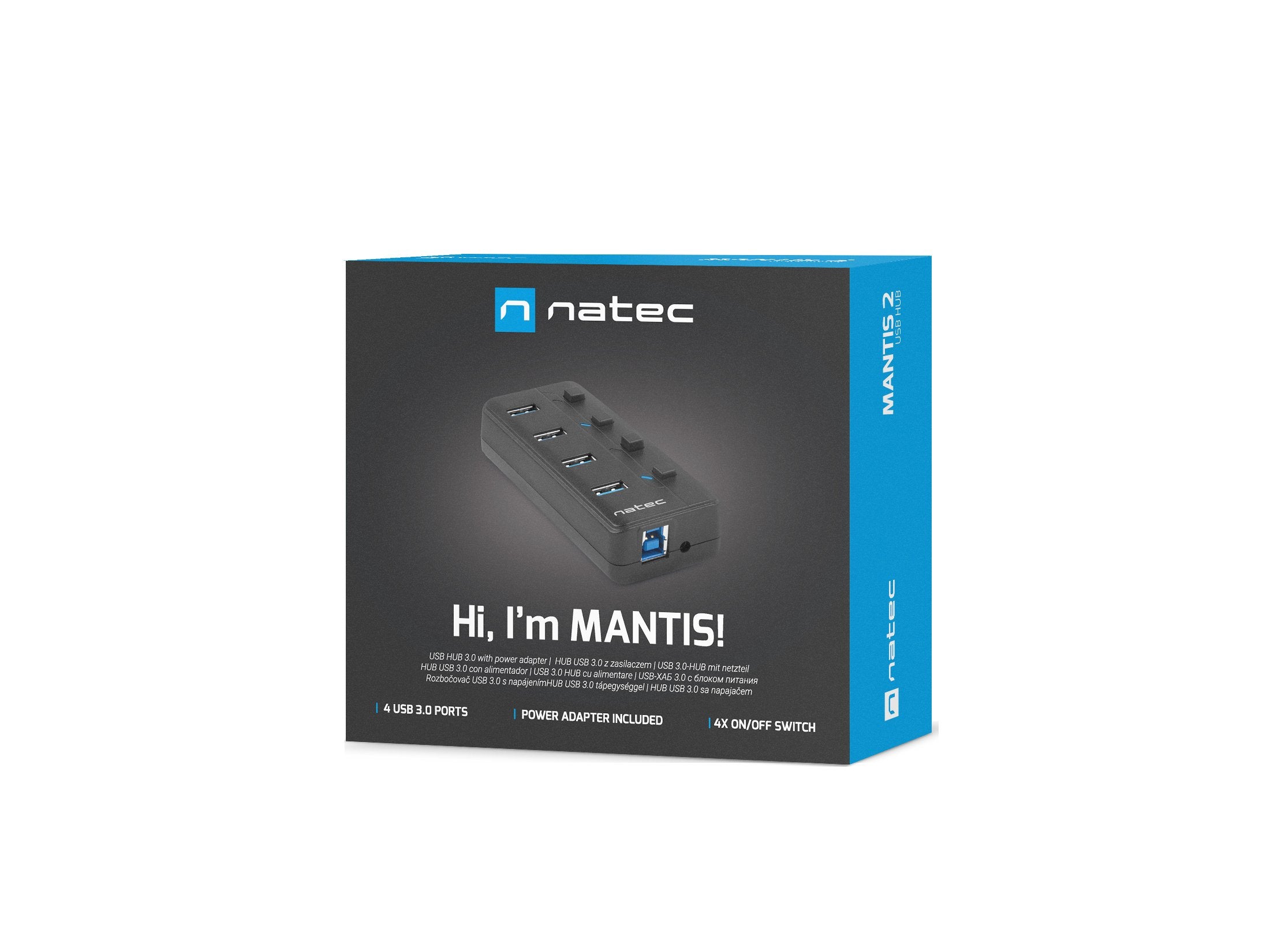 EAN 5901969425284 - NATEC MANTIS USB 2.0 Type-B 5000 Mbit/s Negro imagen 9
