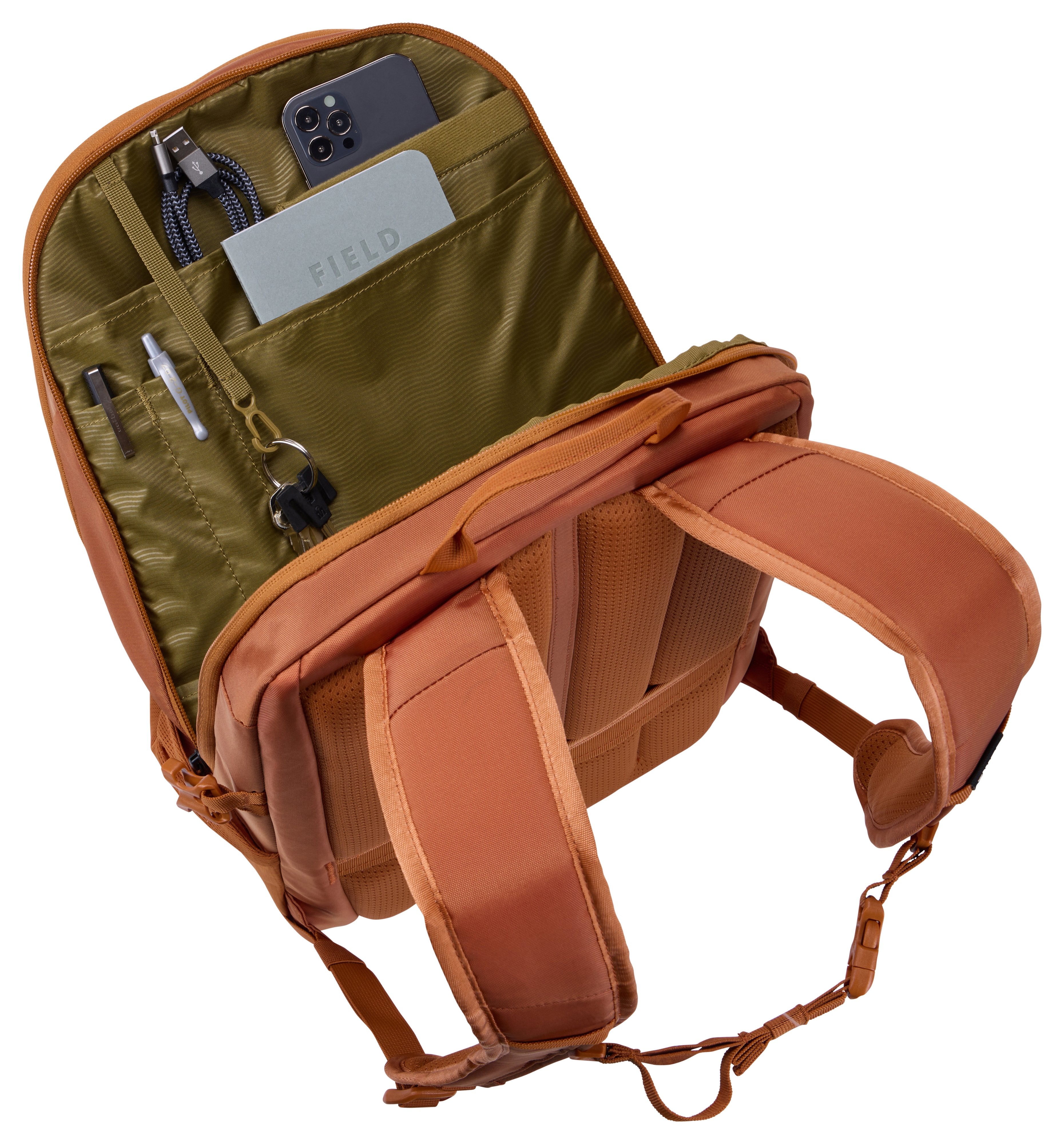 EAN 0085854257183 - Thule EnRoute TEBP4216 Natural orange mochila Mochila informal Naranja Nylon imagen 6