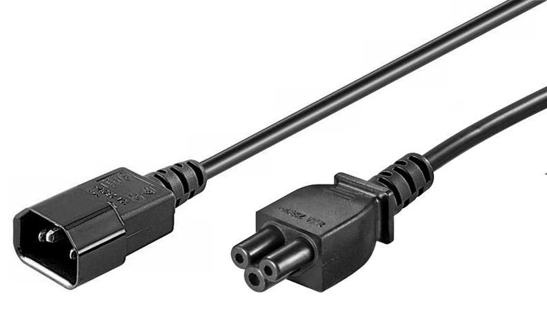 EAN 5704327784098 - Microconnect PE080618 cable de transmisión Negro 1,8 m C14 acoplador C5 acoplador imagen 1